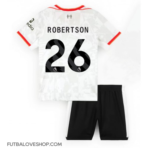 Dres Liverpool Andrew Robertson #26 Tretina pre deti 2024-25 Krátky Rukáv (+ trenírky)